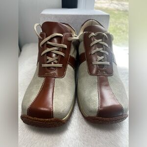 Wanted Men's Casual Two-Tone Brown and Gray Lace-Up Shoes